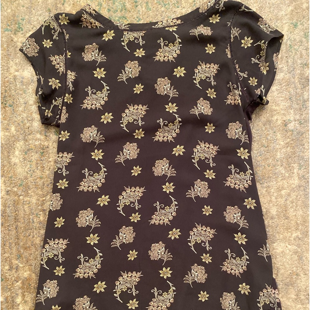 Loft cap sleeve floral top
